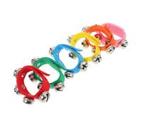 CHICAMPERA 6 Pièces Bracelet Musical Garçon Fille avec Cloches Colorées de Rythme et Coordination Motrice pour Danse et Éducation Musicale Accessoire Éducatif pour Garçons et Filles