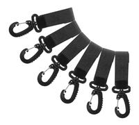 CHICAMPERA 6 pièces Crochets de Poussette Plastique Lot de Crochets Suspendus pour à Accessoires pour Poussettes Bicycles et Rollators