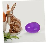 CHICAMPERA 60 pièces Œufs de Pâques Plastique Remplissables Couleurs Pastel Design Réaliste Faux Œufs pour Décorations et Boîtes à Bonbons Facile à pour Fêtes et