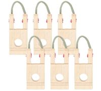 CHICAMPERA 6pcs Supports d'arbre Intermédiaire en Matériau Synthétique Beige pour Réparation de Piano, Opération Simple et Pratique, Usage Personnel ou Professionnel