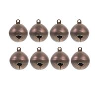 CHICAMPERA 8pièces Petits Cuisson Cuivre pour Colliers de Chiens Clochettes Décoratives Cuivre pour Animaux Mini Cloches de Vache pour Création Breloques Collier Vintage