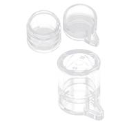 CHICAMPERA Abreuvoirs Accessoire Pratique en Acrylique 2pcs pour Fourmis Port d'alimentation Séparé Bol Transparent pour Fourmilière