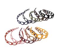 CHICAMPERA Accessoire pour Cheveux Femme 10pcs Serrage-têtes Larges en Matériau Sûr et Doux Design Facile à Mettre pour Fêtes et Photos