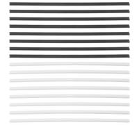 CHICAMPERA Accessoires pour Instruments de Musique Repères Latéraux 40 Pièces 15 MM Noir et Blanc pour Guitare et Ukulélé Entraînement Musical