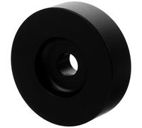 CHICAMPERA Adaptateur Accessoire pour Tourne-Disque en Aluminium Vinyle Noir, Convertisseur Stable pour Disques 45 pour Profiter Musique Classique
