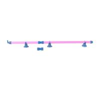 CHICAMPERA Barre à Bulles d'air pour Aquarium Rose 14 Pouces en Plastique avec 2 Ventouses en Caoutchouc et Connecteur Inclus pour Diffusion Fine