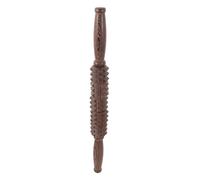 CHICAMPERA Bâton de Massage en Bois Marron Portable pour Jambes et Dos, Masseur Musculaire pour Améliorer la Circulation Sanguine la Maison Voyage