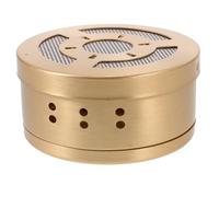 CHICAMPERA Boîte de Massage Moxa en Cuivre Épais Portable Réservoir de Chaleur, pour Usage Quotidien, Soulagement des Douleurs Cou, Épaule, Poignet et Jambes, Adaptée aux Style