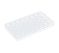CHICAMPERA Boîte de Rangement pour Bijoux et Nail Art à 32 Grilles en Abs