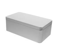 CHICAMPERA Boîte Métallique Rectangulaire Vide Couvercle, Boîte à Thé et Rangement pour Bonbons, Coffret Présent pour Mariage, Banquet, Fête et Utilisation Quotidienne