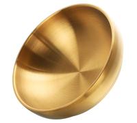 CHICAMPERA Bol à Bijoux en Acier Inoxydable Doré 19 CM, Vide-Poches Multifonction pour Clés et Petits Objets, Bol de Table Basse Décoratif