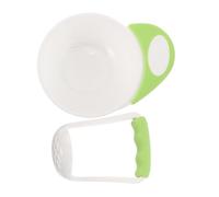 CHICAMPERA Bol à Purée pour Garçon Fille Portable avec Base Antidérapante Stable Bol de Broyage Rapide pour Aliments Complémentaires Facile à Nettoyer pour Voyage et Extérieur