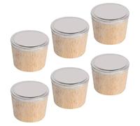 CHICAMPERA Bouchons en Bois Design Élégant Lot de 6 Forme Simple et Remplaçable pour Bouteille Isotherme et Bouilloire pour Usage Quotidien