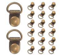 CHICAMPERA Boucles de Lacets en Acier Inoxydable 20pcs, Fourniture de Réparation de Chaussures Délicate, Fortes et Résistantes la Décoloration pour Lacets et Paquet en Extérieur