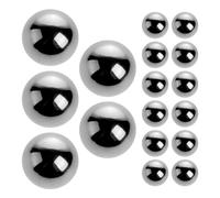 CHICAMPERA Boules et Mixage D'huile de Peinture 20pcs de Mélange en Acier Argenté pour Brassage Précis pour Vernis à et Peinture