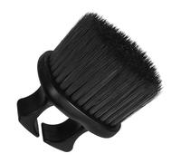 CHICAMPERA Brosse de Cou Coiffeur Noire en Plastique Fibres, Prise en Main Confortable et Facile à Nettoyer, pour Salon de Coiffure et Usage Professionnel