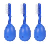 CHICAMPERA Brosses à Dents de Prison Plusieurs styles à Manche Court Lot de 3 Petite Brosse à Dents en Plastique Légère et Compacte, pour Établissements de Réhabilitation et Plusieurs styles