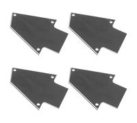 CHICAMPERA Cache-tiges de Réglage Noir pour Basse et Guitare Électrique, Plastique Portable Vis, Remplacement pour Pièces Anciennes, Lot de 4 Pièces