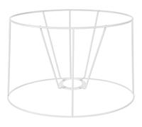 CHICAMPERA Cadre Abat-Jour Métal Cage Protection Douille E27 Structure Résistante pour Lampe Industrielle Décoration Bureau Chambre Salon