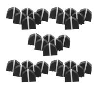 CHICAMPERA Capuchons en Caoutchouc Noir Lot de 30 4mm Contrôle Précis du Volume pour Potentiomètre de Mixeur pour Performances Live et Production Musicale