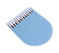 CHICAMPERA Chiffon Accessoire Indispensable en Fibre de Nettoyage pour Piano Essuyer la Poussière, Couleur Bleu Ciel pour Entretien Instrument