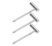 CHICAMPERA e Réglage du Manche de Guitare Métal 8mm Argenté 3 Pièces Clé à Tige de Réglage du Truss Rod Compatible Guitare Basse, pour Studio et Backstage