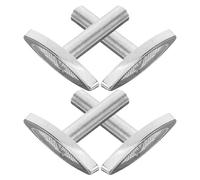 CHICAMPERA Clés de Remontage en Fer pour Boîte à Musique DIY, Lot de 4 Pièces, Fonctionnement Stable et Poignée Argentée pour Créer Votre Propre Boîte à Musique