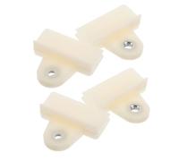 CHICAMPERA Clips de Fixation Universels Support de Régulateur en Verre Beige en Plastique Installation Facile, Lot de 4 Pièces pour Vitre de Voiture pour Fenêtre Automobile