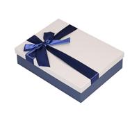 CHICAMPERA Coffret Rectangulaire en Carton Rigide Ruban Nœud, Boîte à Vêtements Solide et Élégante pour Anniversaire ou Cadeau