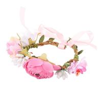 CHICAMPERA Collier pour Chat à Fleurs en Tissu Délicat, Facile à Porter et Doux Peau, Accessoire Chic pour Séances Photo et Noël