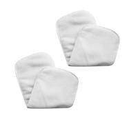 CHICAMPERA Couches Lavables Lot de 2 en Blanche pour Adultes Design sans Couture et Absorbant pour, et Chauds