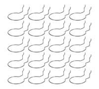 CHICAMPERA Crochets en Acier Inoxydable pour Panneau Perforé et Stabilité Accrue Lot de 20 Renforcés à Double Brin Efficacité Organisationnelle pour Ateliers et Présentoirs de Vente