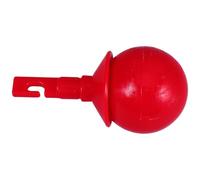 CHICAMPERA Embout Rotatif à Crochet Tête Boule Rouge pour Canne Blanche Adapté aux Personnes Aveugles Offre Stabilité et Confort de Marche en Milieu Urbain