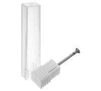 CHICAMPERA Embouts de Ponceuse pour Ongles en Diamant Argenté, Outil de Manucure et Pédicure pour Enlever Peaux Mortes et Protéger la Peau, Adapté aux Ongles des Doigts et Orteils