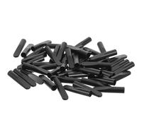 CHICAMPERA Embouts Métalliques Accessoire Facile à Utiliser pour Lacets de Chaussures 50 Pièces Bloqueur de Lacets Noirs pour Centre Commercial ou Magasin de Vêtements