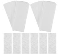 CHICAMPERA Ensemble de 200 Bandes de Papier Chromatographique Blanc pour Expériences Chimiques, Papier Absorbant de Laboratoire pour Nettoyage et Retrait en Institut de Recherche