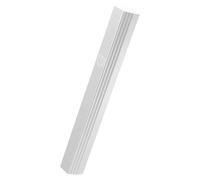 CHICAMPERA Étui à Mezouza pour Porte D'entrée 12,5 Cm en Alliage D'aluminium Argenté, Support Adhésif sans Perçage Résistant aux Intempéries, pour Décoration Juive Extérieure et Bénédiction