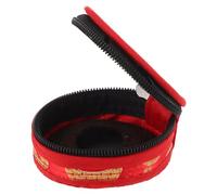 CHICAMPERA Étui Léger pour Cymbales à Doigts Tingsha Fermeture Éclair, Pochette Brodée pour Cymbales Tibétaines, Paquet de Rangement Pratique pour Transport et Stockage en Studio