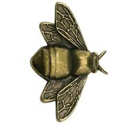 CHICAMPERA Figurine d'abeille en Laiton Or Vintage, Décoration de Bureau Élégante et Accessoire Thé, Ornement Rétro Délicat pour Collection D'insectes