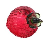 CHICAMPERA Figurine De Fraise Cristal Ornement Décoratif Vintage Décoration De Bureau Et Centre De Table Créatif De Printemps pour Éclat Artisanal Et Charme
