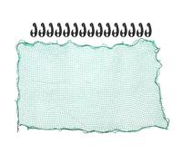 CHICAMPERA Filet De Chargement en Maille Nylon 2x3 m avec 15 Crochets Et Cordon Élastique pour Camionnette Et Remorque, Couverture Extensible pour Benne, Protection Sécurisée Transport Routier