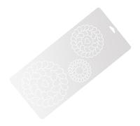CHICAMPERA Gabarit de Patchwork en Pp Blanc Lignes de Marquage Claires, Outil de Matelassage Multifonction pour Bricolage Quilting DIY et Travaux de Couture