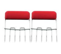 CHICAMPERA Griffes à Viande Séparateur de Viande en Acier Inoxydable Lot de 2 Poignée en Silicone Tpr Protège les Mains Chaleur Pratique pour Barbecue et Camping