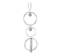 CHICAMPERA Guirlande de Clochettes pour Oiseaux en Acier Inoxydable, Multifonction Suspendu pour Cage à Oiseaux, Accessoire Décoratif et Sonore pour Perroquets