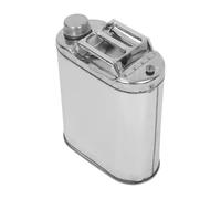 CHICAMPERA Jerrican en Acier Inoxydable 2.6 Gallon avec Poignée Ergonomique et Bec Verseur Ventilé, Réservoir Étanche pour Eau et Plantes de Jardin en Plein Air