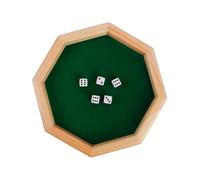 CHICAMPERA Jeu De Dés De Boisson Octogonal avec Base Étanche pour Ambiance Festive Club Ktv Bar Et Pub Accessoire De Jeu Divertissant