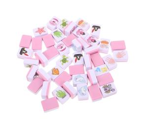 CHICAMPERA Jeu de Mahjong 48 Tuiles Motif Animaux Marins en Boîte Compacte, Jeu Innovant pour Famille, Fêtes en Bord de Mer et Noël