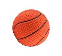 CHICAMPERA Jouet Sonore pour Santé Dentaire en Latex Forme Ballon de Basket pour Chien Jouet à Mâcher Résistant Solitude des Chiens