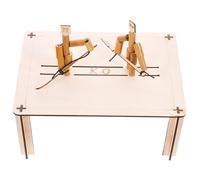 CHICAMPERA Jouets de Combat pour Garçon Fille Kit de Marionnettes pour Deux Joueurs avec Table Jeu Éducatif DIY pour Développer la Créativité Motricité Fine