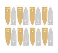 CHICAMPERA Kit 20 Pièces Bandes Cuivre Zinc pour Expériences Électriques Fruitières et Projets DIY de Génération d'Énergie Scientifique